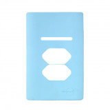 Placa P/ 1 Interruptor + Tomada dupla 4x2 - Novara Especiais Celeste